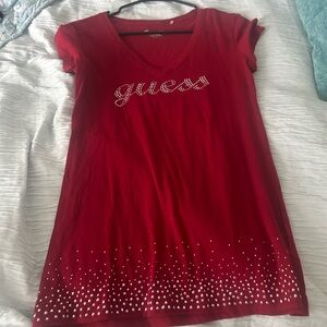Red Guess T-shirt